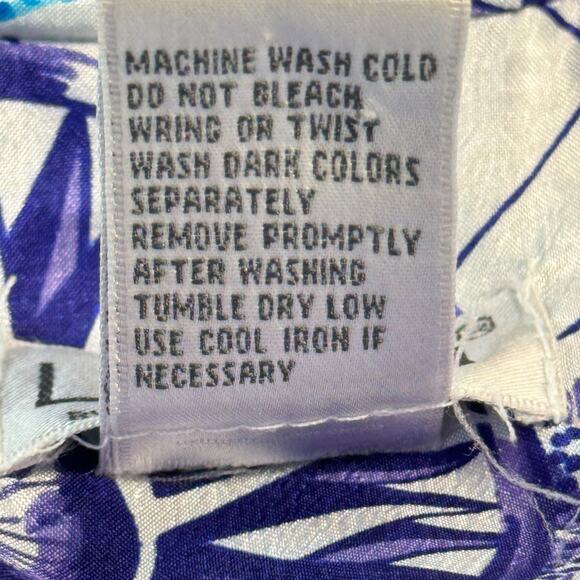 Lavon Vtg Women's Nautical Seashell Windbreaker Track Jacket SZ S Baggy 90s Blue - Picture 12 of 14